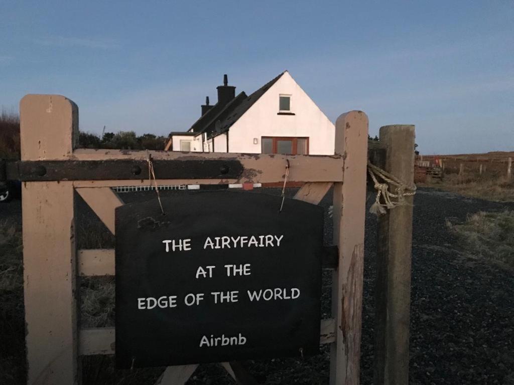 Ferienwohnung The Airyfairy At The Edge Of The World Skigersta Exterior foto